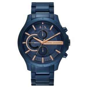 Armani Exchange Round Blue Men Watch Ax2430
