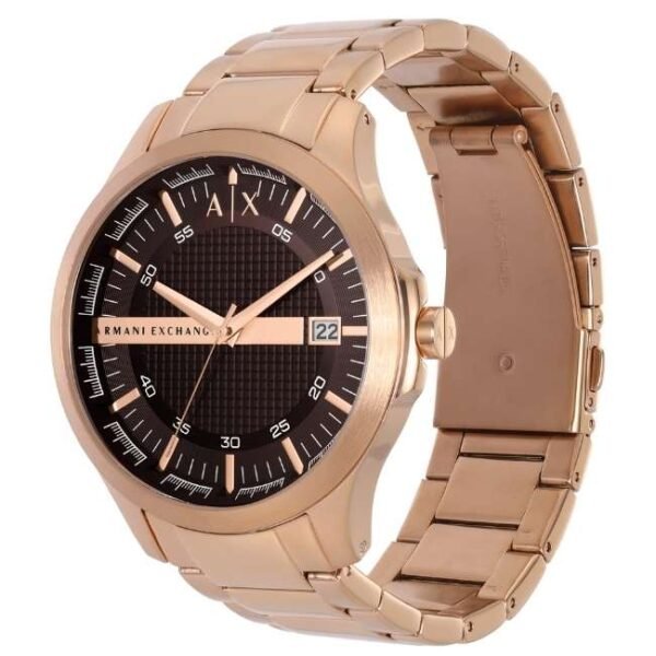 Armani Exchange Round Brown Men Watch Ax2449