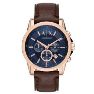 Armani Exchange Round Blue Men Watch Ax2508