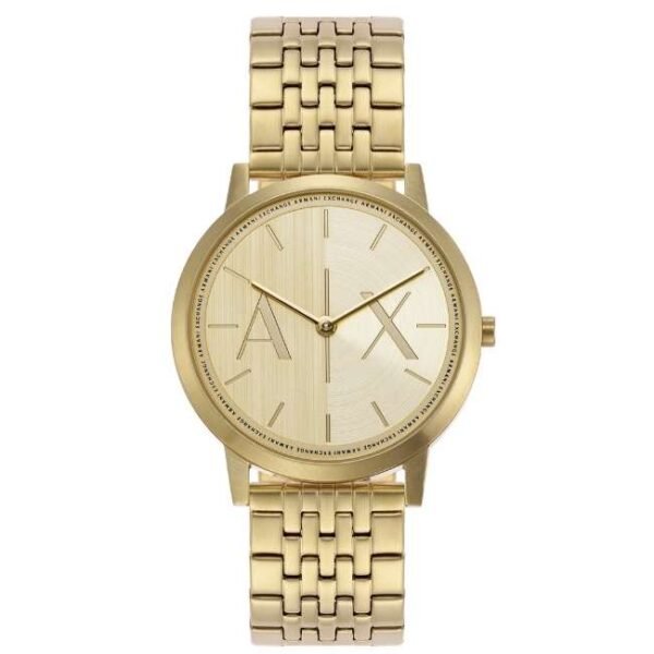 Armani Exchange Round Gold Men Watch Ax2871