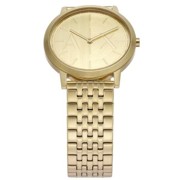 Armani Exchange Round Gold Men Watch Ax2871