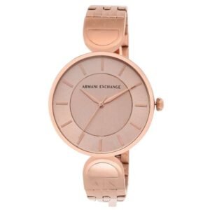 Armani Exchange Round Rose Gold Women Watch Ax5328