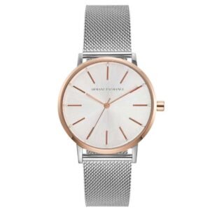 Armani Exchange Round Silver Women Watch Ax5537