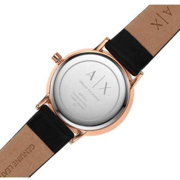 Armani Exchange Round Rose Gold Women Watch Ax5571