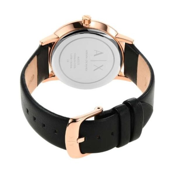 Armani Exchange Round Rose Gold Women Watch Ax5571