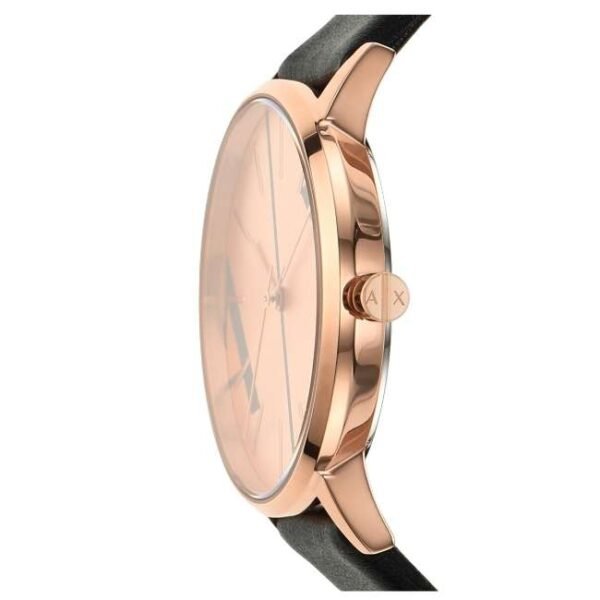 Armani Exchange Round Rose Gold Women Watch Ax5571