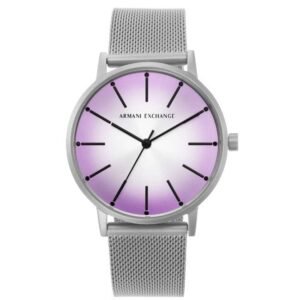 Armani Exchange Round Purple Women Watch Ax5582