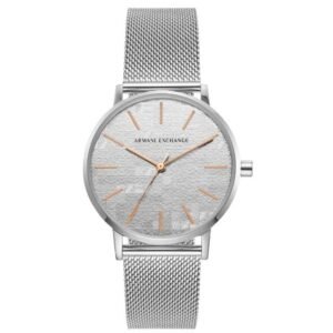 Armani Exchange Round Silver Women Watch Ax5583