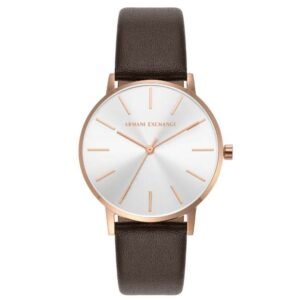 Armani Exchange Round Silver Women Watch Ax5592