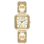 Armani Exchange Octagon Gold Women Watch Ax5721