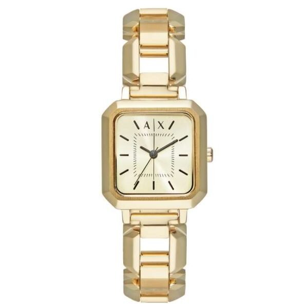 Armani Exchange Octagon Gold Women Watch Ax5721