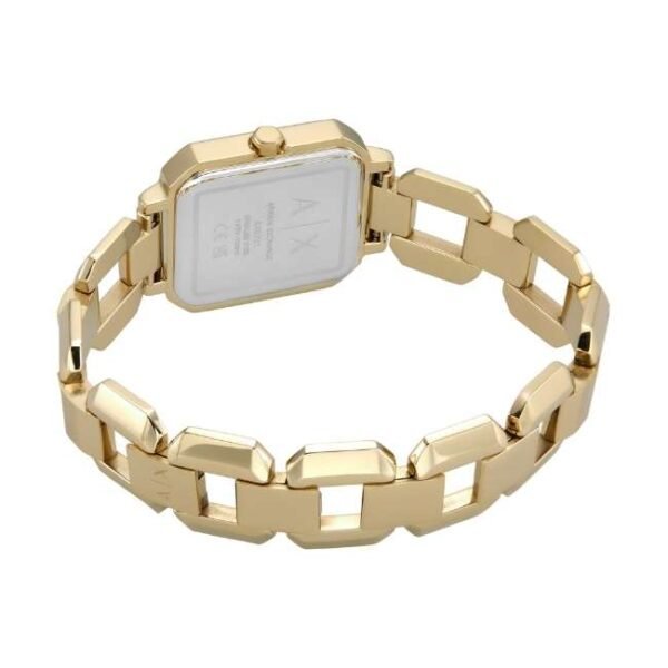 Armani Exchange Octagon Gold Women Watch Ax5721