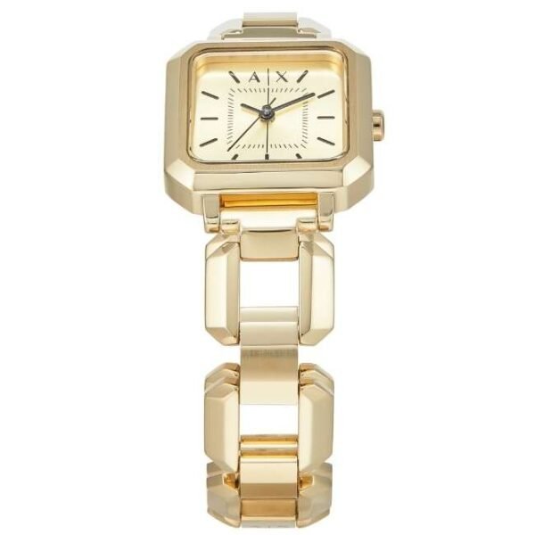 Armani Exchange Octagon Gold Women Watch Ax5721