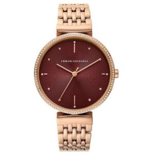 Armani Exchange Round Red Women Watch Ax5912