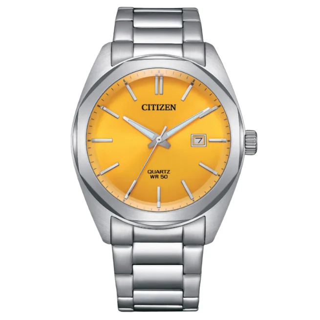 Citizen Quartz Yellow Watch For Men -BI5110-54Z