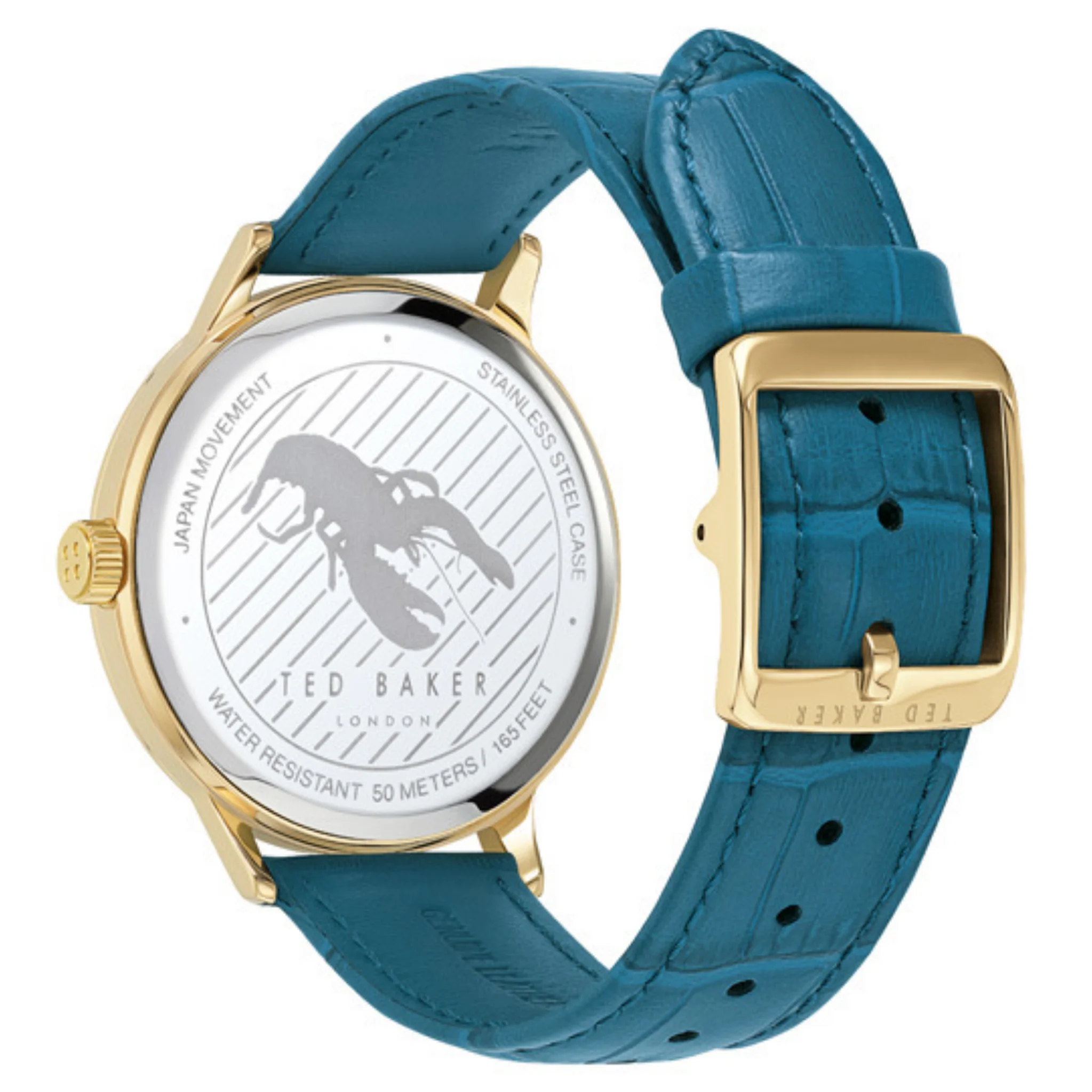 Ted Baker Blue Men Silver 40mm Watch BKPCSS007