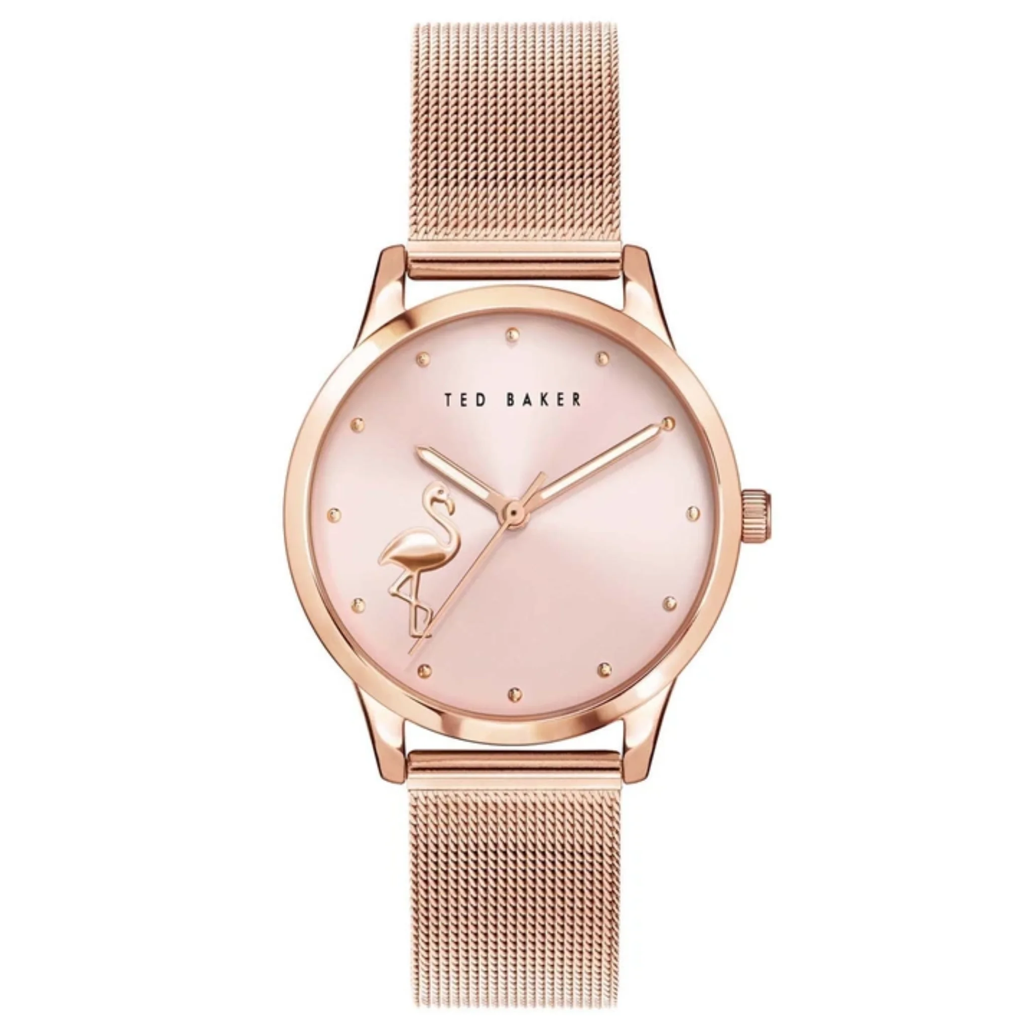 Ted Baker Rose Gold Women Pink 34mm Watch BKPFZF011
