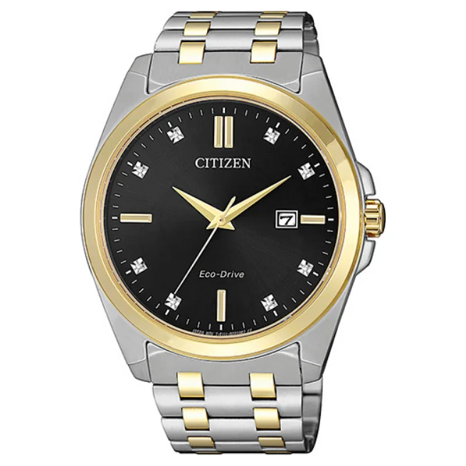 Citizen Eco-Drive Black Watch For Men -BM7107-50E