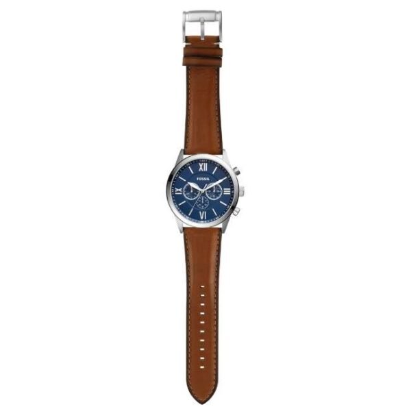 Fossil Round Blue Men Watch Bq2125