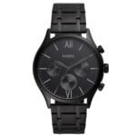 Fossil Round Black Men Watch Bq2365