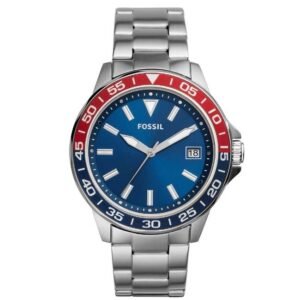 Fossil Round Blue Men Watch Bq2505