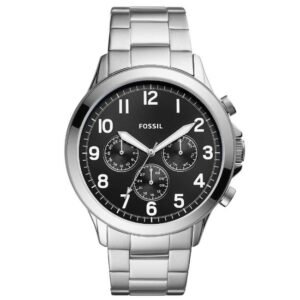 Fossil Round Black Men Watch Bq2541