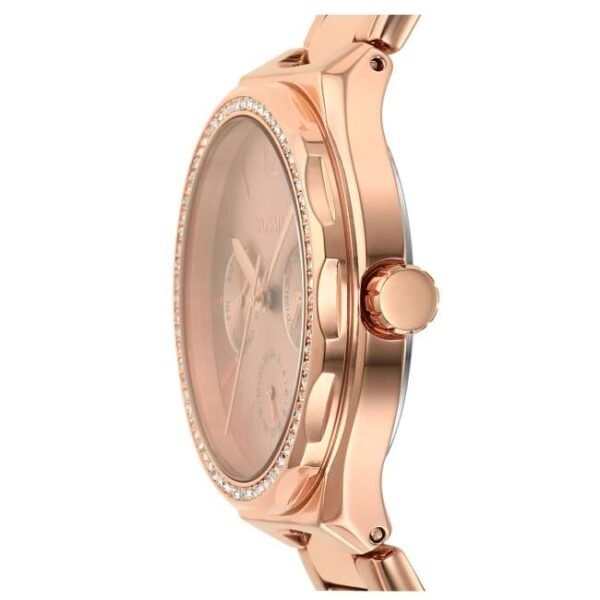Fossil Round Rose Gold Women Watch Bq3721