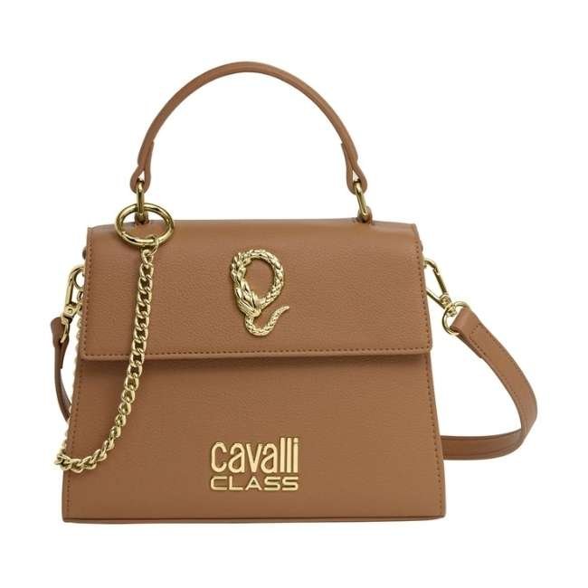 Cavalli Class Noira Camel Casual Hand Bag Cchb00882200