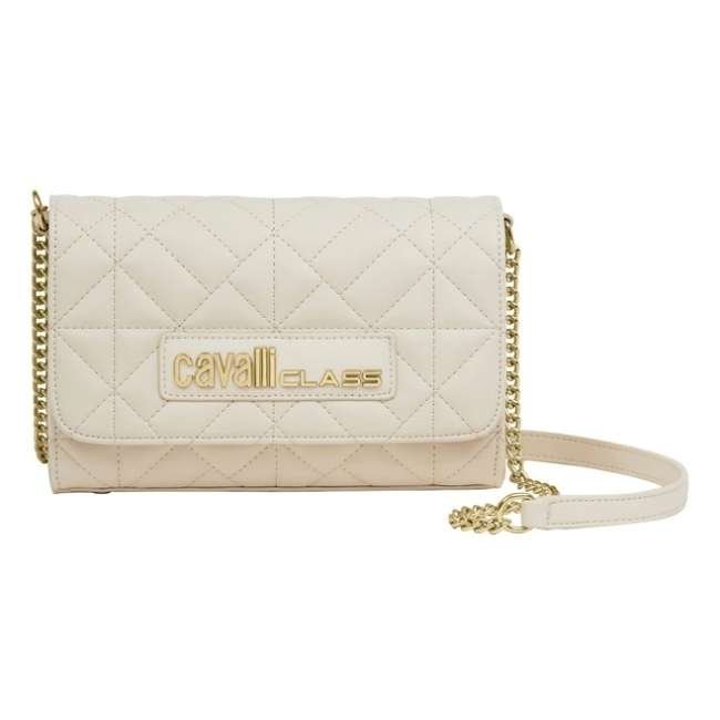 Cavalli Class Carlotta Ivory Casual Hand Bag Cchb01012400