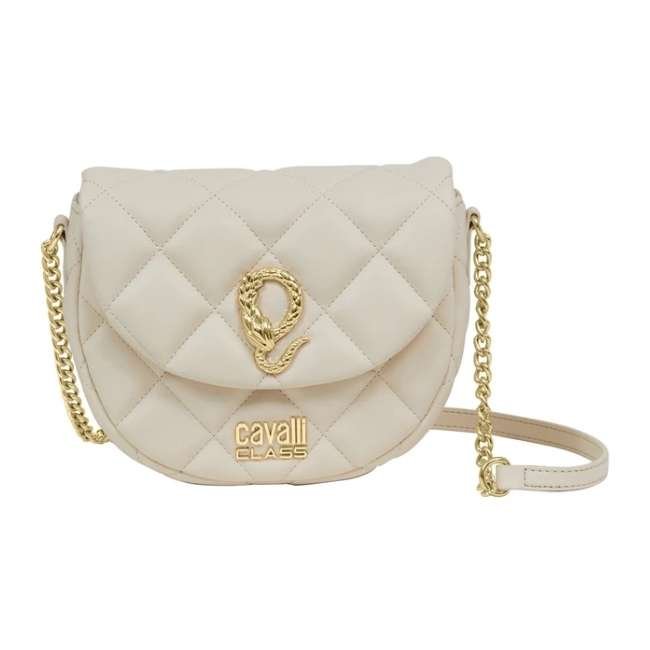 Cavalli Class Anna Ivory Casual Hand Bag Cchb01032400