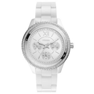 Fossil Round Silver Women Watch Ce1113