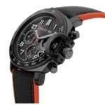 Cerruti 1881 Black Dial Silicone Strap Watch For Men-CECIWGO2206805W