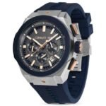 Cerruti 1881 Grey Dial Silicone Strap Watch for Men-CECIWGQ0006801