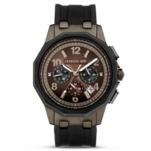 Cerruti 1881 Men Multifunction Watch with Silicone Strap -CECIWGQ2224103W