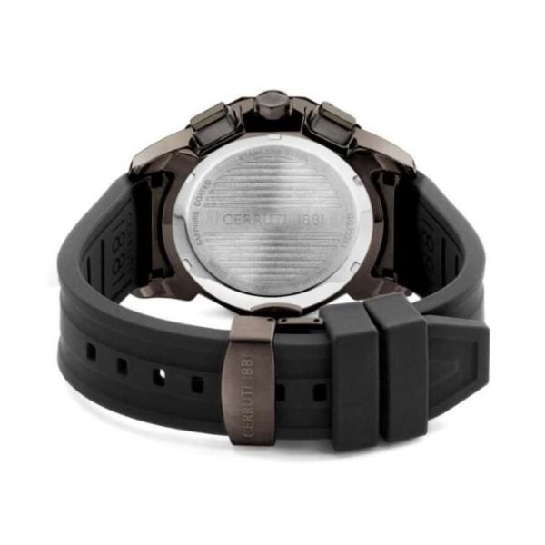 Cerruti 1881 Men Multifunction Watch with Silicone Strap -CECIWGQ2224103W