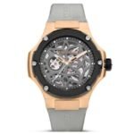 Cerruti 1881 Men Skeleton Automatic Watch with Silicone Strap -CECIWGR0007106W