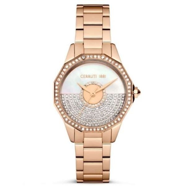 Cerruti 1881 Jesina Women Embellished Analog Watch -CECIWLG0008903W