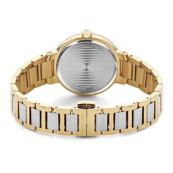 Cerruti 1881 Quartz Multifunction Green Dial Stainless Steel Strap Watch for Women-CECIWLG2225602W