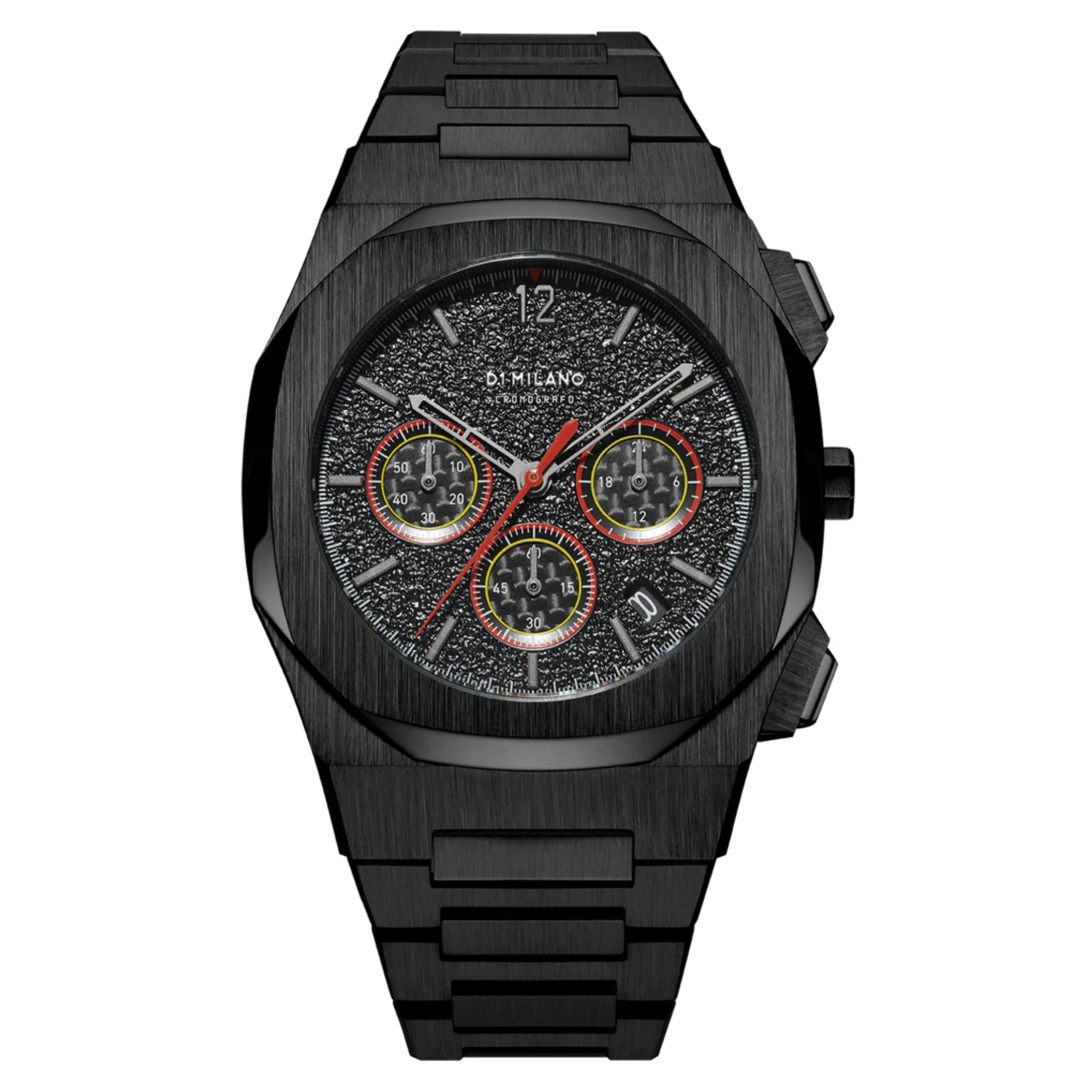 D1 Milano Chronograph Analog Black Dial Men's Watch-CHBJ06