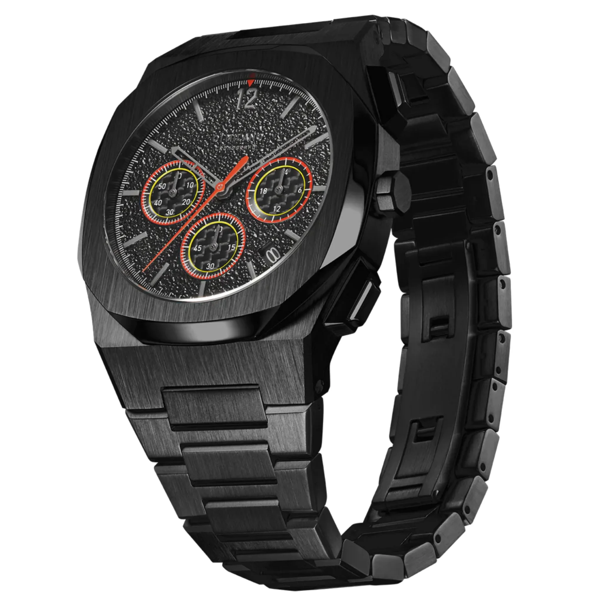 D1 Milano Chronograph Analog Black Dial Men's Watch-CHBJ06