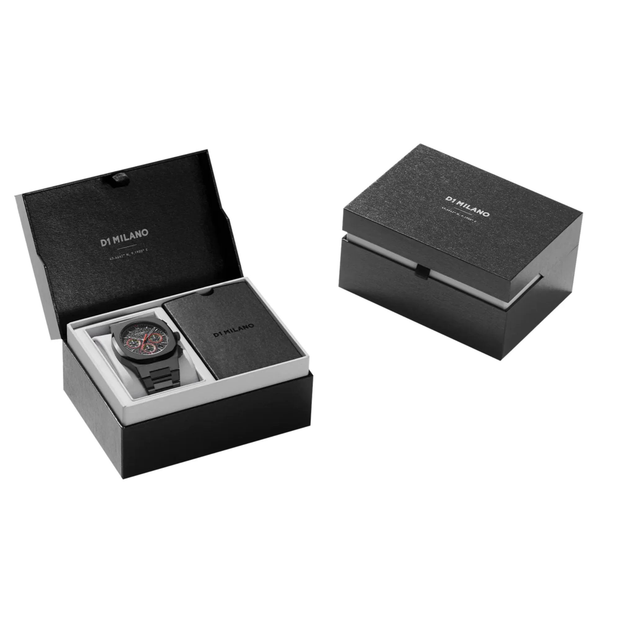 D1 Milano Chronograph Analog Black Dial Men's Watch-CHBJ06