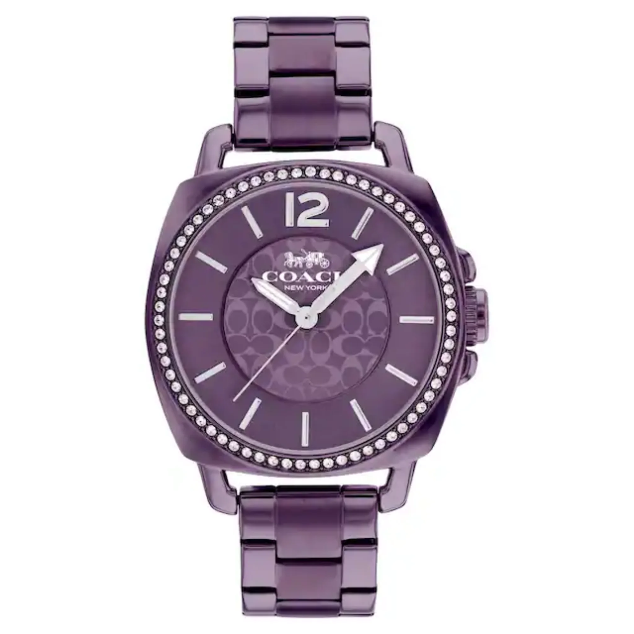 Coach 34 mm Purple Dial Watch - CO14503983W