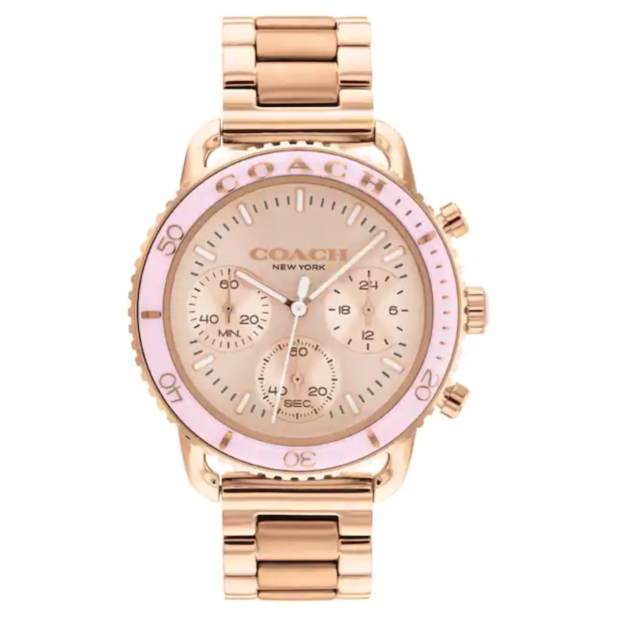 Coach 37 mm Pink Dial Watch - CO14504052W