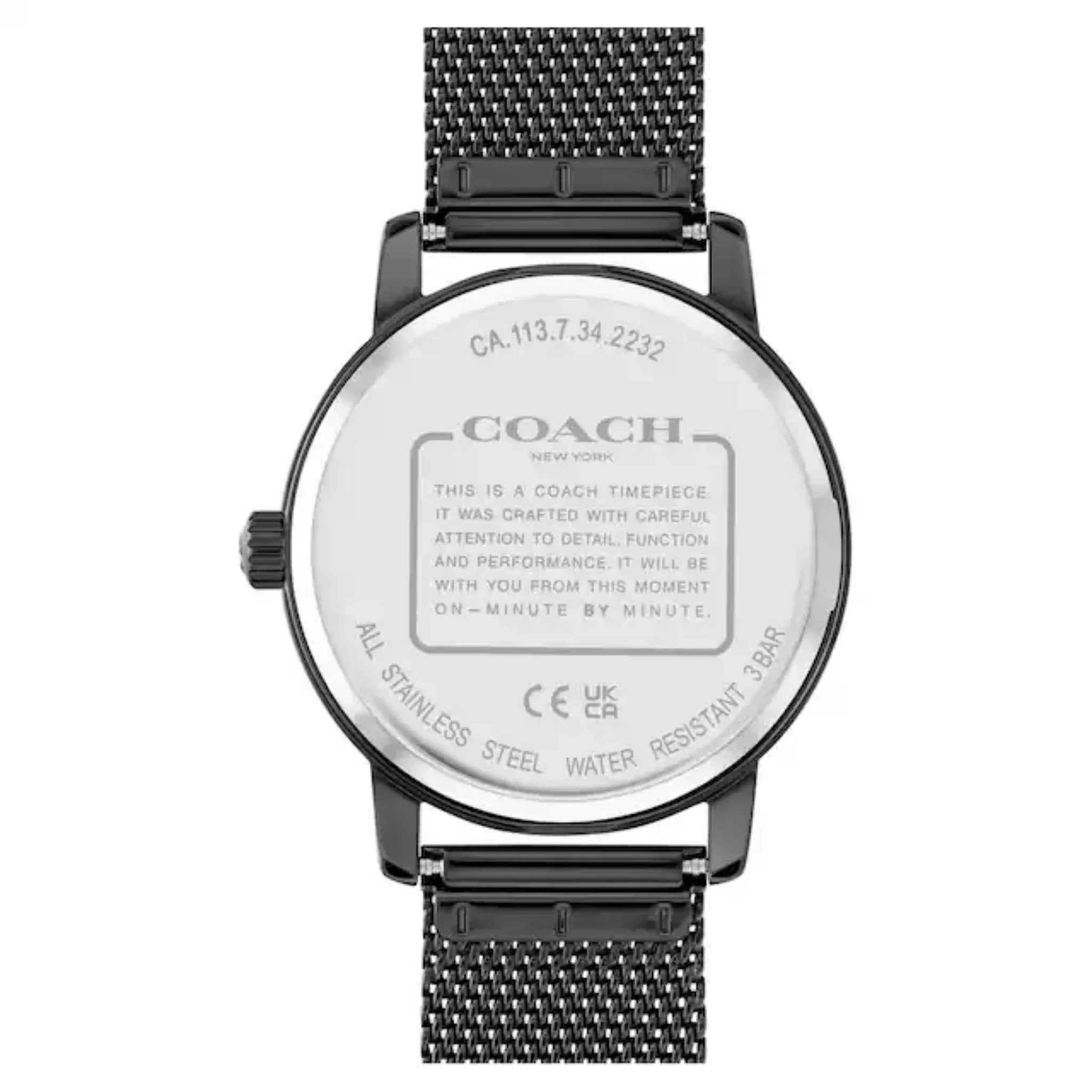 Coach 36 mm Black Dial Watch - CO14504070W