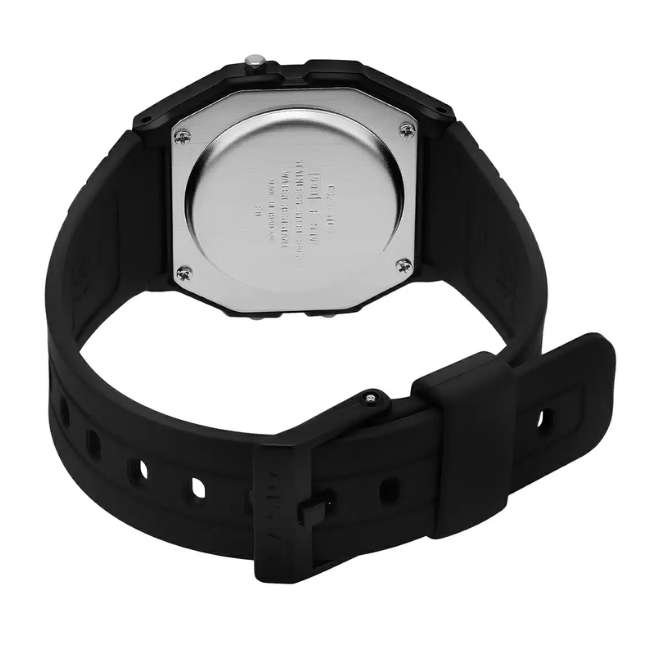 Casio F91W Black Unisex Watch D002