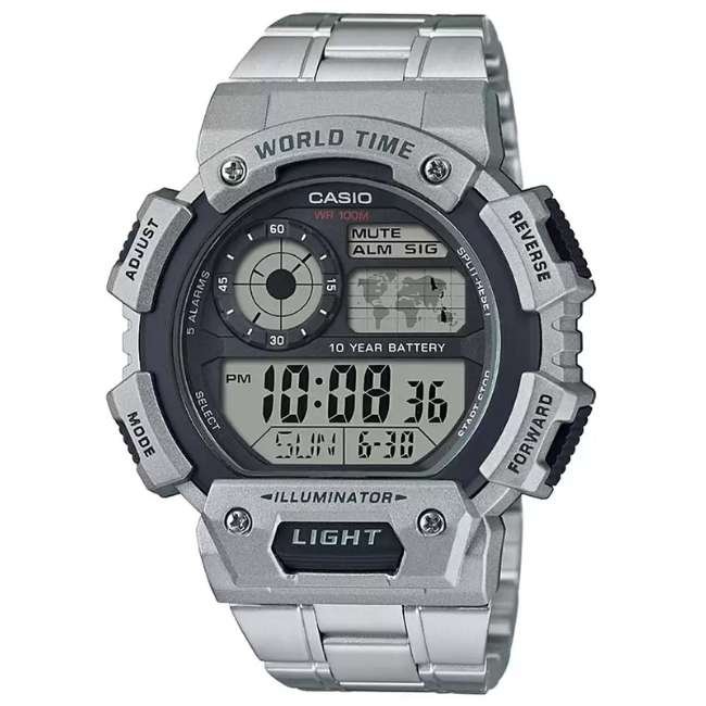 Casio Round Men Black Watch D153