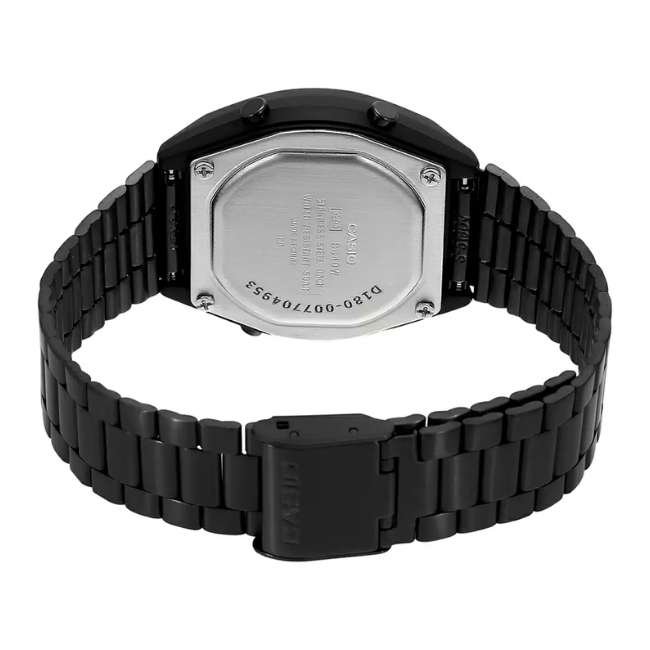 Casio Vintage Round D180 Black Unisex Watch