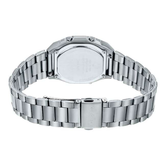 Casio Square Unisex Silver Watch D193