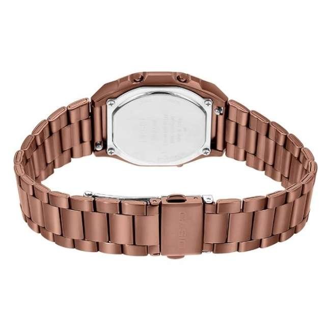 Casio Square Unisex Rose Gold Watch D197