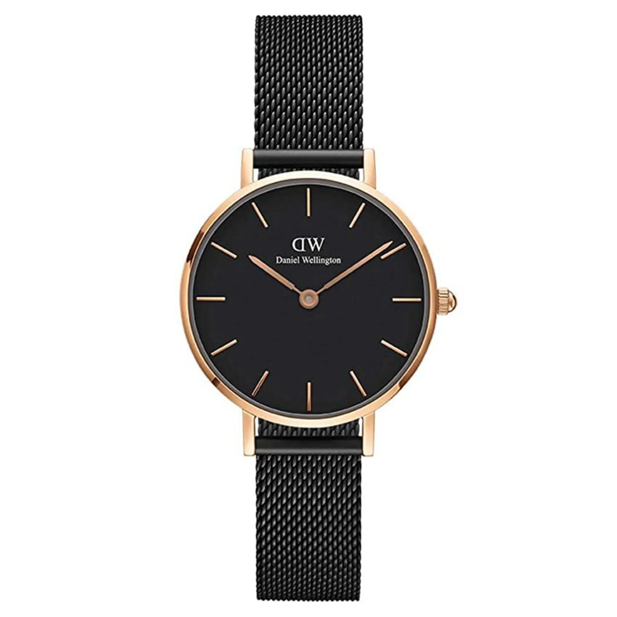 Daniel Wellington Petite 28 Ashfield RG Black-DW00100245